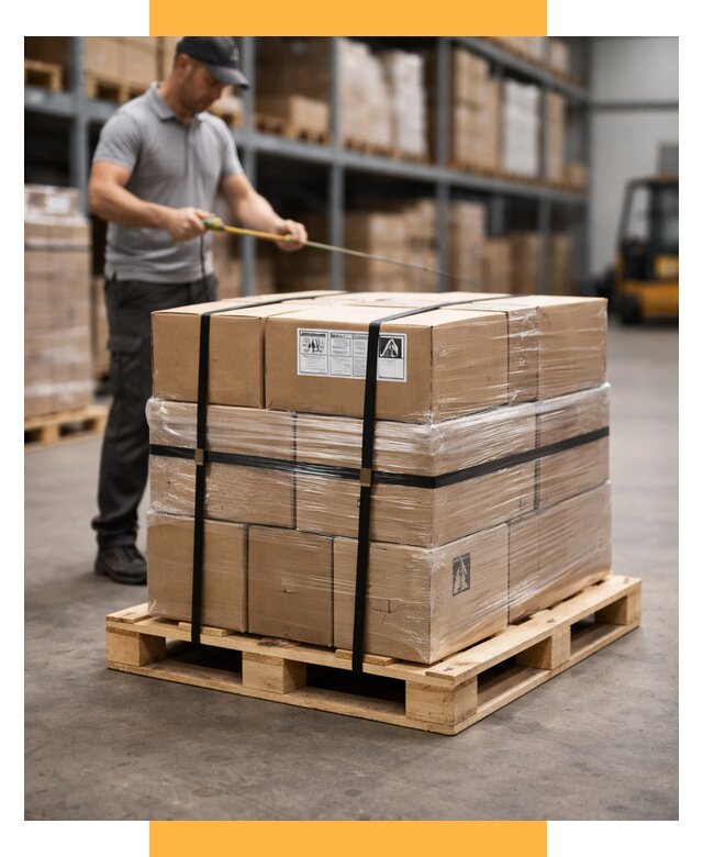 Упаковка и паллетирование грузов от 3558 р. | СетСервис-Дзр