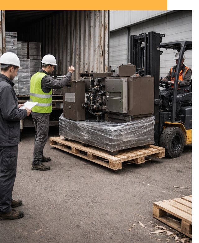 Доставка промышленного оборудования из Европы от 45752