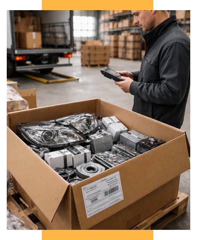 Доставка автозапчастей из Европы под ключ от 12709 р. | СетСервис-Дзр