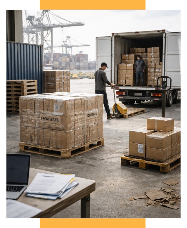 Доставка грузов из Израиля от 15251 р., логистика от СетСервис-Дзр