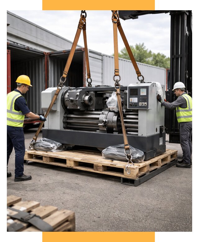 Перевозка станков и таможня от 61002 р. | СетСервис-Дзр логистика