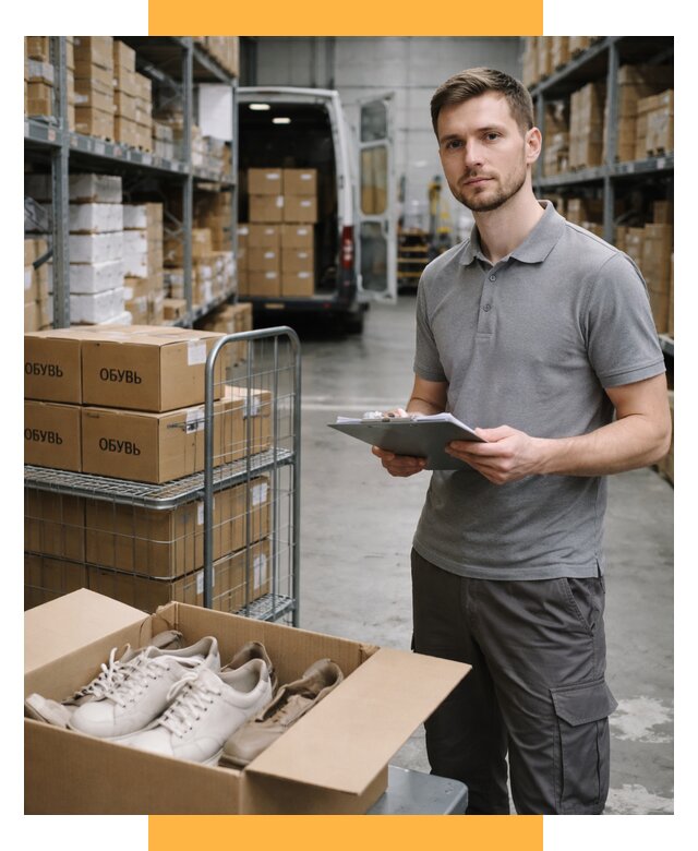 Доставка обуви из Китая и Турции от 4575 р. СетСервис-Дзр