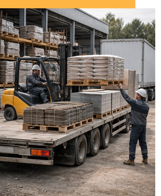 Перевозка строительных материалов по миру от 5592 руб