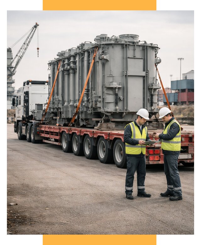 Перевозка негабаритных грузов под ключ от 122004 р., СетСервис-Дзр