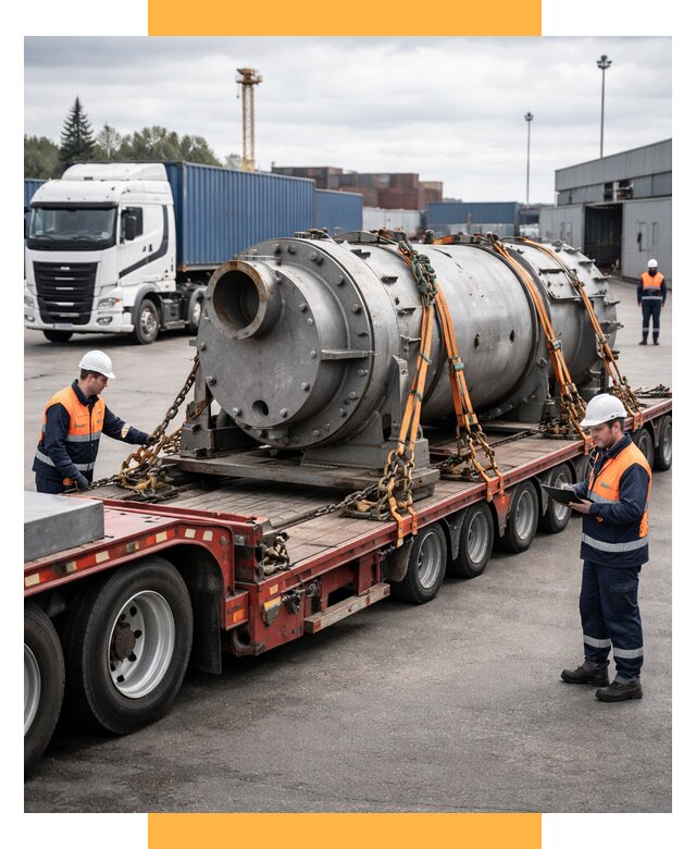 Перевозка тяжеловесных грузов под ключ от 152505 р. | СетСервис-Дзр